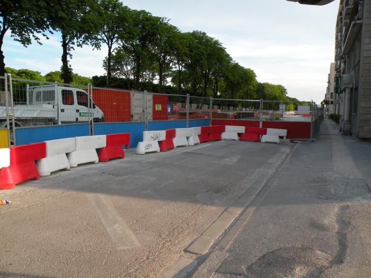  travaux, boulevard Joffre